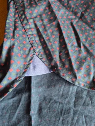 Camicia uomo in cotone a fantasia