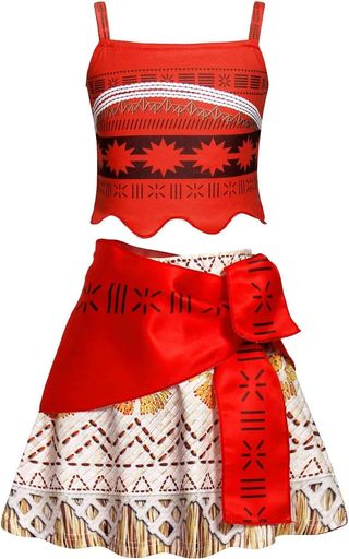 Vestido para niña de Moana, disfraz de aventura, d