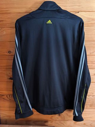 Sudadera Adidas Color Negro, Gris y Amarillo S