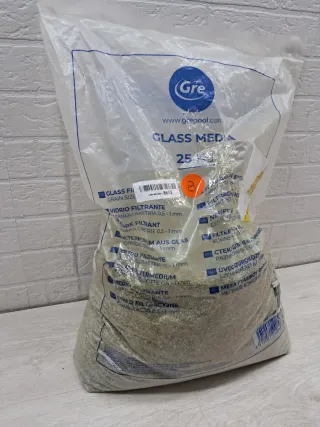 Gre VF025 - Vidrio filtrante para filtros de Pisci