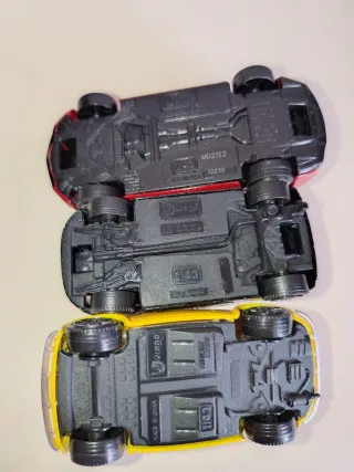 Lotto 3 modellini Bburago Auto 1/43 Fiat Mercedes