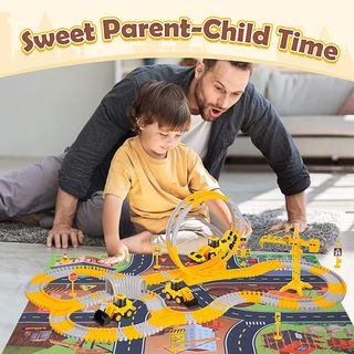 Adeokay Excavadora hipódromo, Juguete para niños d