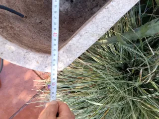 Macetero piedra granito rinconera