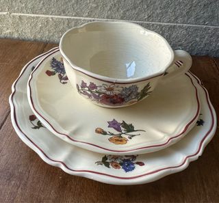 Trío Vintage Sarreguemines Agreste