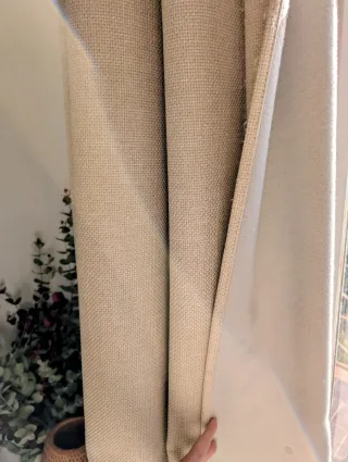 Conjunto de 8 cortinas opacas térmicas y visillos