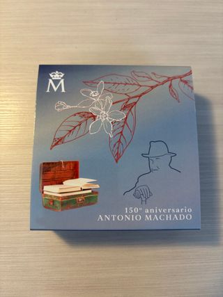Moneda Plata FNMT Antonio Machado 1875-2025