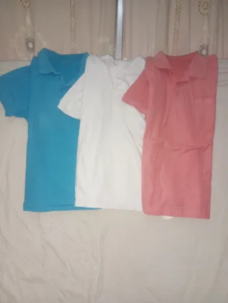 Polos Hombre manga corta 3 Uds T XXL