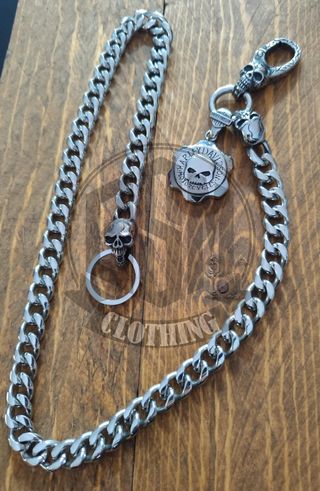 Catena portafoglio Harley Davidson skull esag