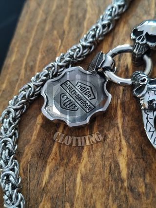 Catena portafoglio Harley Davidson skull esag