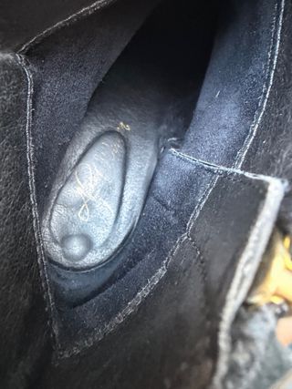 BOTÍN ANTE TACON TALLA 41 NEGRO