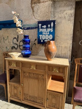 Aparador Modernista de Roble. Antiguo. Restaurado