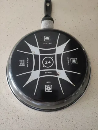 Cazo y 2 sartenes para vitrocerámica o gas