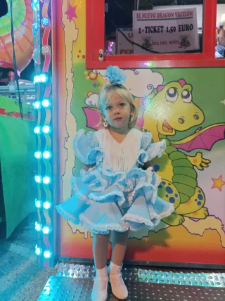 Traje de flamenca estilo marisol