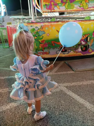 Traje de flamenca estilo marisol