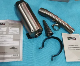 Tubo escape GPR Titanio Honda cbr600f PC41 2011/13