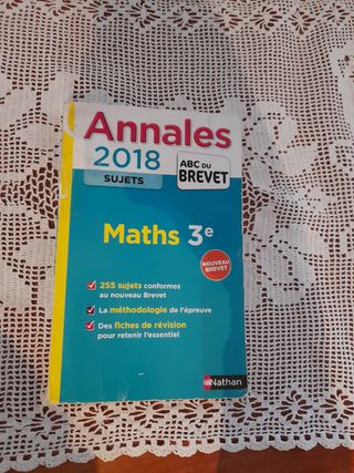 Maths 3e Annales 2018 Sujets