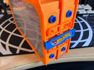 Caja almacenamiento Hot Wheels de plastico