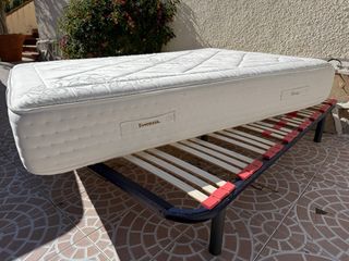Cama 135x190cm colchon Harmony + somier