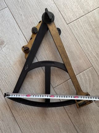 Octante antiguo ébano para restaurar