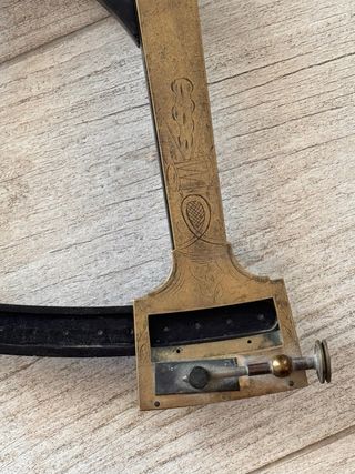 Octante antiguo ébano para restaurar