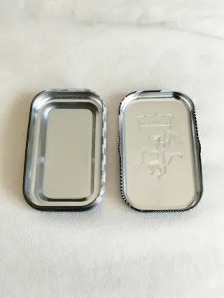 Mini Lata Pokémon con Carta información