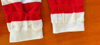 Medias Joma Fútbol Blancas y Rojas