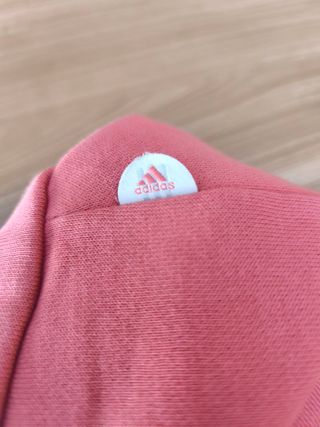 Sudadera Adidas Color Rosa y Blanco Talla S.