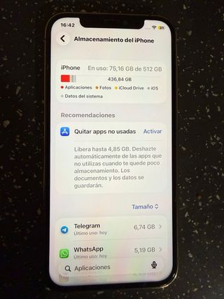 Iphone 12 pro 512 g como nuevo bateria al 100%