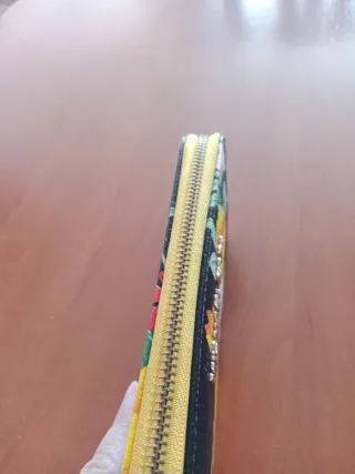 Monedero Michael Kors floral interior amarillo