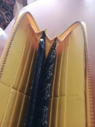 Monedero Michael Kors floral interior amarillo