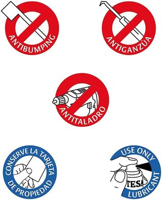 Tesa Assa Abloy, T85B3535N, Cilindro de Seguridad,