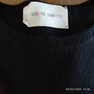 Pullover Alberta Ferretti nero