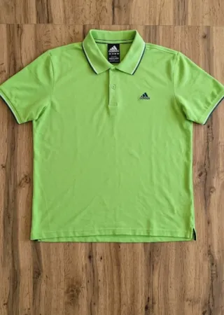 Polo clima 365 Adidas taglia L verde lime usata