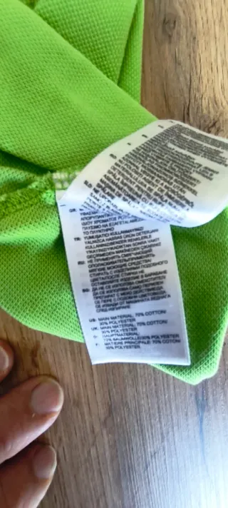 Polo clima 365 Adidas taglia L verde lime usata