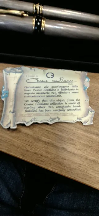 Set Penna Stilografica e Sfera Cesare Emiliano Arg