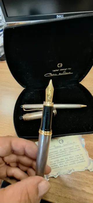 Set Penna Stilografica e Sfera Cesare Emiliano Arg