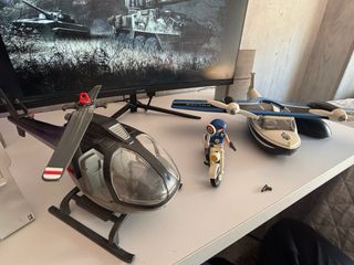 Playmobil Helicóptero, Avión y Moto