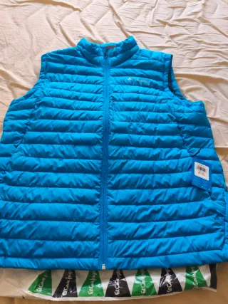 Chaleco Columbia azul nuevo a estrenar