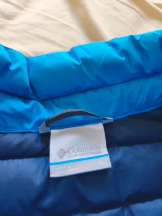 Chaleco Columbia azul nuevo a estrenar