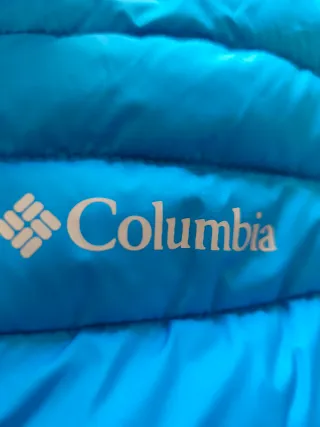 Chaleco Columbia azul nuevo a estrenar