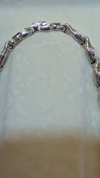 Collar de plata y perlas bogoff