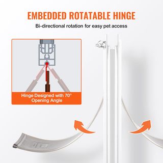VEVOR Puerta para mascotas fuerte y duradera, marc