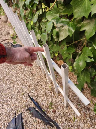 Reja aluminio blanco para ventana