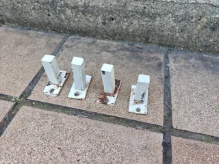 Reja aluminio blanco para ventana