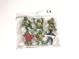 6 Muñecos Tortugas Ninja de 5 cm. NUEVOS