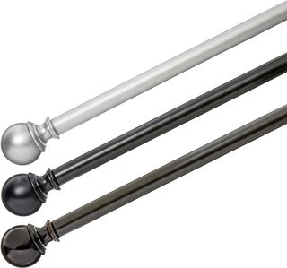 Amazon Basics Barra de Cortina Extensible con rema