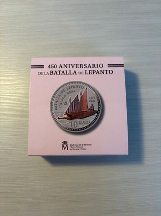 Moneda Plata FNMT Lepanto 10 Euros 2021