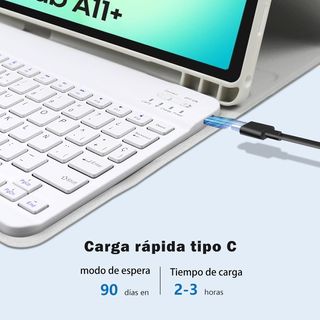 Funda Teclado Samsung Galaxy Tab A11+ / A9+ 11"