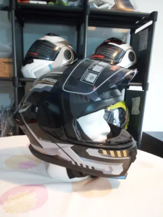 Casco moto modular