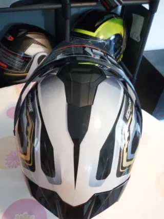Casco moto modular